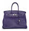 Birkin 35 Togo Leather in Iris, £4,900, Handbags, Front view